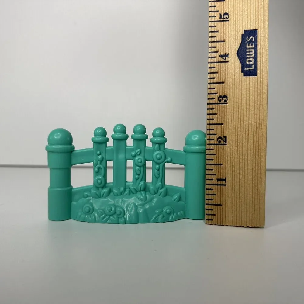 Fisher Price Picket Fence Replacement Little People Sweet‎ Sounds Green Flowers